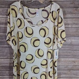 LULAROE BASEBALL CLASSIC T